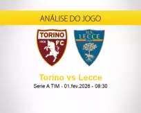 Prognóstico Torino Lecce (01 fevereiro 2026)