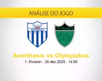 Prognóstico Anorthosis Olympiakos (20 dezembro 2025)