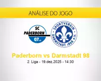 Prognóstico Paderborn Darmstadt 98 (19 dezembro 2025)
