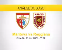 Prognóstico Mantova Reggiana (08 dezembro 2025)