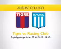 Prognóstico Tigre Racing Club (02 fevereiro 2026)