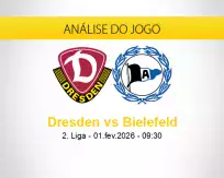 Prognóstico Dresden Bielefeld (01 fevereiro 2026)