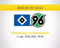 Prognóstico Hamburg Hannover (02 fevereiro 2025)