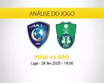 Prognóstico Hilal Ahli (28 fevereiro 2025)