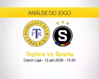 Prognóstico Teplice Sparta (12 abril 2026)