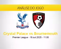 Prognóstico Crystal Palace Bournemouth (18 outubro 2025)