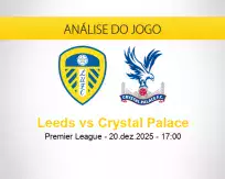 Prognóstico Leeds Crystal Palace (20 dezembro 2025)