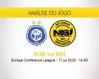 Prognóstico HJK NSÍ (17 julho 2025)