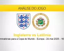 Inglaterra vs Letônia