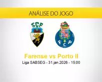 Prognóstico Farense Porto II (31 janeiro 2026)