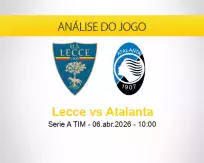 Prognóstico Lecce Atalanta (06 abril 2026)