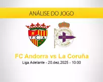 Prognóstico FC Andorra La Coruña (20 dezembro 2025)