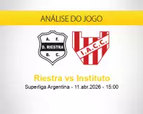 Prognóstico Riestra Instituto (11 abril 2026)