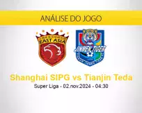 Prognóstico Shanghai SIPG Tianjin Teda (02 novembro 2024)