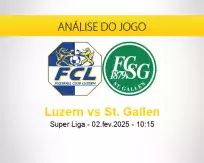 Prognóstico Luzern St. Gallen (02 fevereiro 2025)