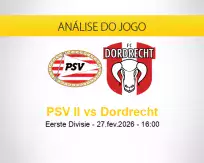 Prognóstico PSV II Dordrecht (27 fevereiro 2026)