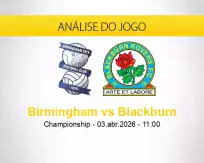 Prognóstico Birmingham Blackburn (03 abril 2026)