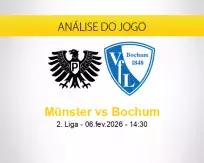 Prognóstico Münster Bochum (06 fevereiro 2026)