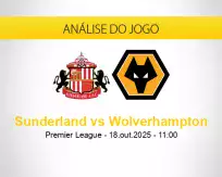 Prognóstico Sunderland Wolverhampton (18 outubro 2025)