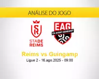 Prognóstico Reims Guingamp (16 agosto 2025)