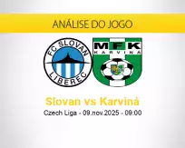 Prognóstico Slovan Karviná (09 novembro 2025)