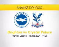 Prognóstico Brighton Crystal Palace (15 dezembro 2024)