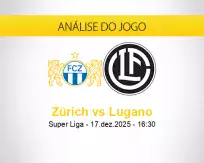Prognóstico Zürich Lugano (17 dezembro 2025)