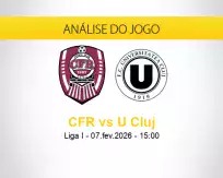 Prognóstico CFR U Cluj (07 fevereiro 2026)
