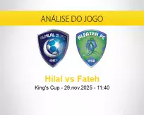 Prognóstico Hilal Fateh (29 novembro 2025)