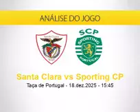 Prognóstico Santa Clara Sporting CP (18 dezembro 2025)
