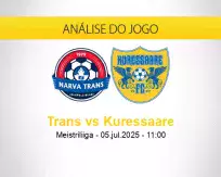 Prognóstico Trans Kuressaare (05 julho 2025)