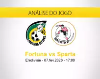 Prognóstico Fortuna Sparta (07 fevereiro 2026)