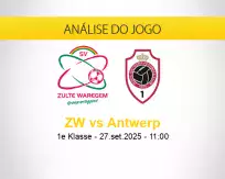 Prognóstico ZW Antwerp (27 setembro 2025)