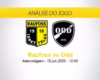 Prognóstico Raufoss Odd (15 junho 2025)