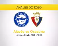 Prognóstico Alavés Osasuna (05 abril 2026)