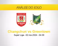 Prognóstico Changchun Greentown (02 novembro 2024)