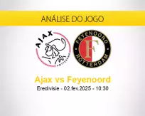 Prognóstico Ajax Feyenoord (02 fevereiro 2025)