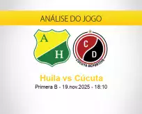 Prognóstico Huila Cúcuta (19 novembro 2025)
