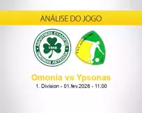 Prognóstico Omonia Ypsonas (01 fevereiro 2026)