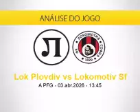 Prognóstico Lok Plovdiv Lokomotiv Sf (03 abril 2026)