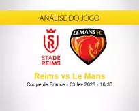 Prognóstico Reims Le Mans (03 fevereiro 2026)