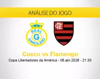Prognóstico Cusco Flamengo (08 abril 2026)