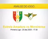Prognóstico Estrela Amadora Moreirense (20 dezembro 2025)