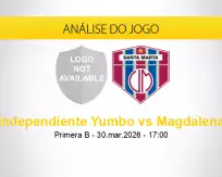 Prognóstico Independiente Yumbo Magdalena (30 março 2026)