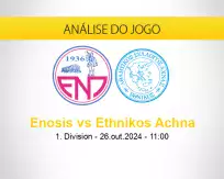 Prognóstico Enosis Ethnikos Achna (26 outubro 2024)