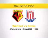Prognóstico Watford Stoke (20 dezembro 2025)