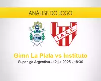 Prognóstico Gimn La Plata Instituto (12 julho 2025)