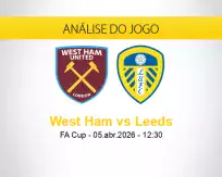 Prognóstico West Ham Leeds (05 abril 2026)