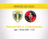 Prognóstico Petrolul 52 Csikszereda (06 abril 2026)