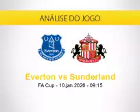 Prognóstico Everton Sunderland (10 janeiro 2026)